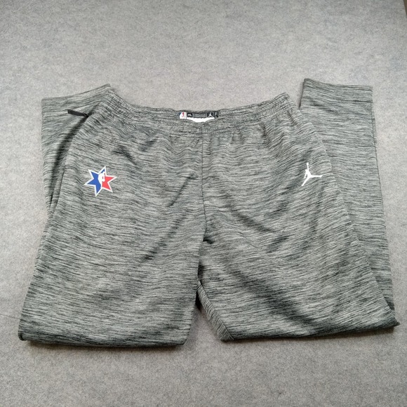 NBA Pants Mens 4XL Gray NBA Basketball Jordan Dri Fit Nike All Star 4XLT